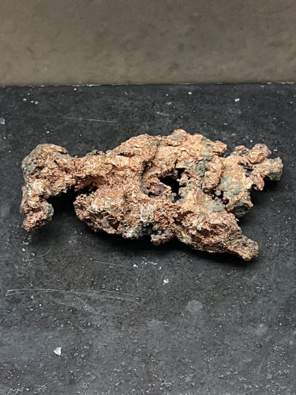 Raw Natural Copper Specimen Crystal Healing Energy, 7.7 ozs.